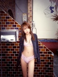 bra cleavage denim jacket ns_eyes_347 panties yamamoto_azusa rating:Safe score:0 user:nil!