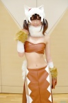bandages cat_hat choker cosplay disgaea disgaea_3 gloves pantyhose shaman_(disgaea) tubetop yata rating:Safe score:1 user:nil!