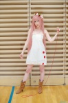 boots chii cosplay dress just_be_friends_(vocaloid) megurine_luka pink_hair vocaloid rating:Safe score:1 user:nil!