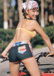 anzu_sayuri ass atv bandana bikini_top g_idol shorts swimsuit twin_braids rating:Safe score:0 user:nil!