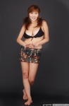 bikini_top camouflage cleavage matsugane_youko miniskirt skirt swimsuit twintails rating:Safe score:1 user:nil!