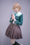 blonde_hair blouse cosplay danganronpa fujisaki_chihiro jacket kneehighs pleated_skirt skirt suspenders tamago rating:Safe score:0 user:nil!