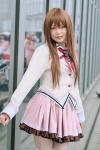 blazer blouse cosplay crucifix namada pleated_skirt sakuma_yumine school_uniform skirt supreme_candy thighhighs zettai_ryouiki rating:Safe score:0 user:nil!