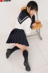 bikini_bottom hamada_yuri kneesocks pleated_skirt sailor_uniform school_uniform skirt swimsuit twintails rating:Safe score:0 user:nil!