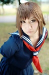 alime cosplay ichigo_100 kitaoji_satsuki pleated_skirt sailor_uniform school_uniform skirt rating:Safe score:0 user:nil!