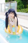 alice_mixs cosplay inner_tube kamui_arisa k-on! nakano_azusa one-piece_swimsuit pool swimsuit twintails wet rating:Safe score:1 user:nil!