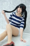 cosplay k-on! nakano_azusa pantyhose shorts tshirt twintails yaya rating:Safe score:1 user:nil!