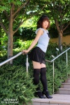 blouse chihane hairbow miniskirt skirt thighhighs twintails zettai_ryouiki rating:Safe score:2 user:nil!