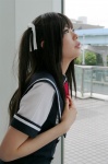 cosplay namada sailor_uniform school_uniform seiryuu_tenmu shouryuu_ikusahime_tenmu side_ponytail rating:Safe score:0 user:nil!