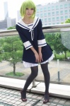 blonde_hair cosplay dress gumi pantyhose rinami sailor_uniform school_uniform vocaloid rating:Safe score:2 user:pixymisa
