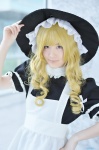 apron blonde_hair cosplay dress kirisame_marisa popuri touhou witch_hat rating:Safe score:0 user:nil!