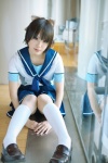 cosplay hairbow kipi kneesocks love_plus pleated_skirt sailor_uniform school_uniform skirt takane_manaka rating:Safe score:2 user:nil!