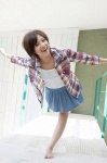 camisole flannel_shirt oriyama_miyu pleated_skirt skirt rating:Safe score:1 user:nil!