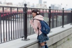 backpack jacket shino_kei skirt thighhighs zettai_ryouiki rating:Safe score:0 user:pixymisa