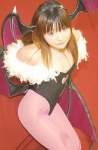 bat_wings cosplay head_wings mizuhara_arisa morrigan_aensland pantyhose pink_legwear vampire_(game) rating:Safe score:2 user:darkgray