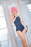 cosplay mike momo_velia_deviluke pink_hair school_swimsuit shinkon_keikaku swimsuit tail to_love-ru rating:Safe score:0 user:nil!