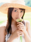 dress flowers hata_mizuho straw_hat rating:Safe score:1 user:nil!