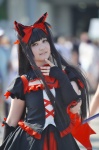 axe cosplay dress gate_-_jieitai_ka_no_chi_nite_kaku_tatakaeri hairbow madoka_(ii) rory_mercury twintails rating:Questionable score:0 user:nil!