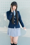 akiyama_mio blazer blouse cosplay kneesocks k-on! narihara_riku pleated_skirt ribbon_tie school_uniform skirt rating:Safe score:0 user:pixymisa