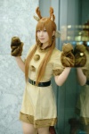 antlers cosplay dress narihara_riku original pantyhose paw_gloves sheer_legwear twintails rating:Safe score:0 user:pixymisa