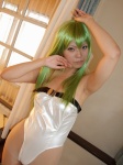 cc code_geass cosplay green_hair kohina pantyhose swim_suit white_legwear rating:Safe score:1 user:nil!