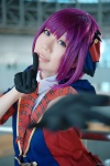 akb48 akb∞48 blouse blue_eyes cosplay gloves hairbow jacket maeda_atsuko_(cosplay) mashiro purple_hair tie rating:Safe score:0 user:pixymisa