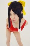 amano_kazumi bodysuit cleavage cosplay gunbuster hairbow jet_hyp! ponytail tsukiya rating:Safe score:2 user:nil!