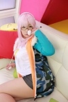 chocoball cosplay glasses headphones hoodie megane-teki_soniko miniskirt nitro_super_sonic pink_hair skirt super_soniko tshirt rating:Safe score:1 user:nil!