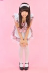 apron bwh_219 cleavage dress hairband shiraishi_mizuho thighhighs white_legwear rating:Safe score:1 user:nil!