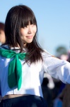 amaguri_irufu ben-to blouse chapatu cosplay pleated_skirt sailor_uniform scarf school_uniform skirt rating:Safe score:0 user:pixymisa
