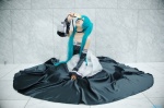aqua_hair cantarella_(vocaloid) choker cosplay detached_sleeves gown hatsune_miku mask saya twintails vocaloid rating:Safe score:2 user:nil!