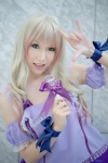 armband cosplay dress macross macross_frontier microphone multi-colored_hair sheryl_nome wakame rating:Safe score:0 user:nil!