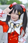 cosplay ema hair_ribbons jacket love_live!_school_idol_project twintails yazawa_niko rating:Safe score:0 user:nil!