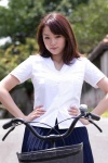 bicycle blouse pleated_skirt school_uniform shinozaki_ai skirt ys_web_513 rating:Safe score:2 user:nil!