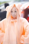 blonde_hair cosplay doma_umaru hamster_costume himouto!_umaru-chan onagi_mayu tshirt rating:Safe score:0 user:nil!