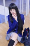akiyama_mio blazer blouse cosplay gumi_(cosplayer) kneesocks k-on! pleated_skirt school_uniform skirt rating:Safe score:0 user:nil!