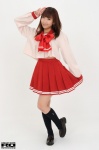 akiha_chihiro kneesocks pleated_skirt rq-star_578 sailor_uniform school_uniform skirt skirt_lift rating:Safe score:1 user:nil!