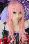 blue_eyes cosplay hairbow harumiya_yun megurine_luka pink_hair robe umbrella vocaloid rating:Safe score:1 user:pixymisa