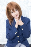blazer blouse cosplay gingamu hair_clips hirasawa_yui k-on! pleated_skirt ribbon_tie school_uniform skirt rating:Safe score:0 user:pixymisa