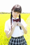 blouse nakajima_momo pleated_skirt school_uniform skirt twin_braids ys_web_456 rating:Safe score:0 user:nil!