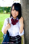 blouse bookbag nagase_mami pleated_skirt school_uniform skirt rating:Safe score:0 user:nil!