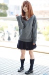 blouse cosplay hina hori_kyoko hori-san_to_miyamura-kun kneesocks pleated_skirt school_uniform skirt sweater rating:Safe score:5 user:nil!
