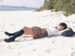 ai_(ii) beach blouse bookbag kneesocks ocean pleated_skirt school_uniform skirt rating:Safe score:1 user:nil!