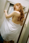 asuka_shuurai!! cosplay neon_genesis_evangelion sideboob soryu_asuka_langley topless towel twintails usa_hinako rating:Questionable score:3 user:nil!