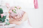 cosplay dress flowers ibara just_be_friends_(vocaloid) megurine_luka pink_hair vocaloid rating:Safe score:3 user:pixymisa