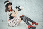 corset cosplay dress gloves kaieda_kae original striped_legwear thighhighs top_hat zettai_ryouiki rating:Safe score:7 user:nil!