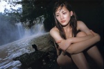ayase_haruka bikini heroine side-tie_bikini swimsuit waterfall wet rating:Safe score:0 user:nil!