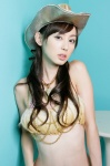 akiyama_rina bikini_top cleavage cowboy_hat shorts swimsuit rating:Safe score:0 user:nil!
