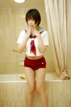 bathroom bathtub costume gym_shorts sailor_uniform school_uniform tachibana_minami rating:Safe score:0 user:nil!