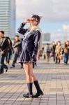 blouse cosplay hairbow kneesocks love_plus pleated_skirt sailor_uniform scarf school_uniform skirt takane_manaka tsubasa_(iii) rating:Safe score:0 user:pixymisa